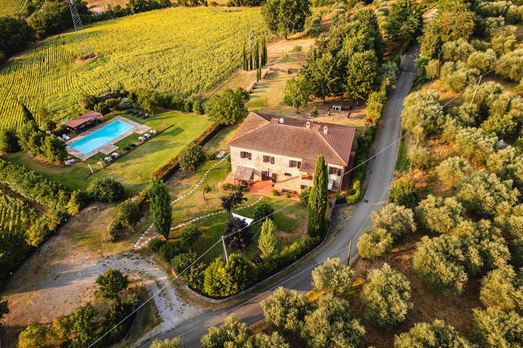Villa Le Belle Giornate Foiano Della Chiana Eksteriør bilde