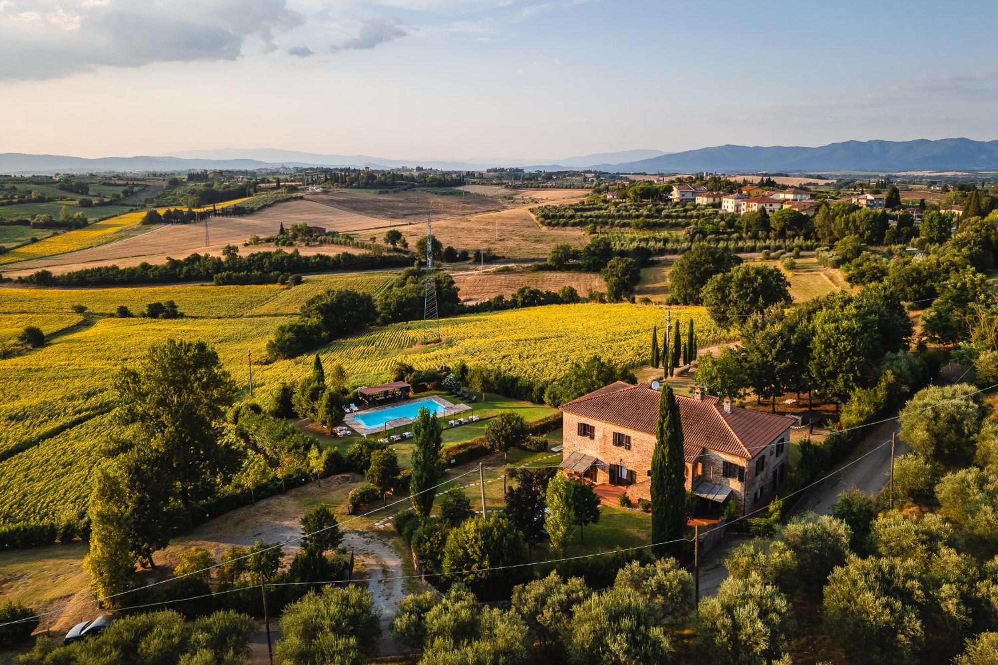 Villa Le Belle Giornate Foiano Della Chiana Eksteriør bilde